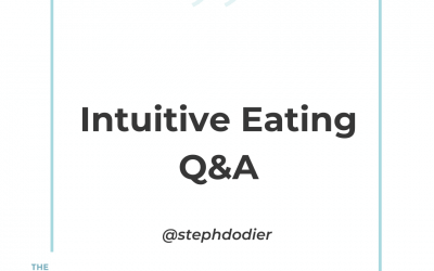 246-Intuitive Eating Listeners Q&A