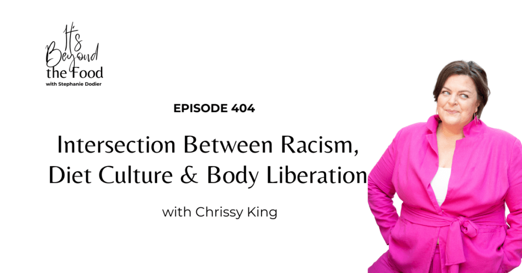 Intersection between racism, diet culture