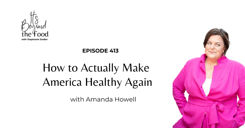 How to Actually Make America Healthy Again