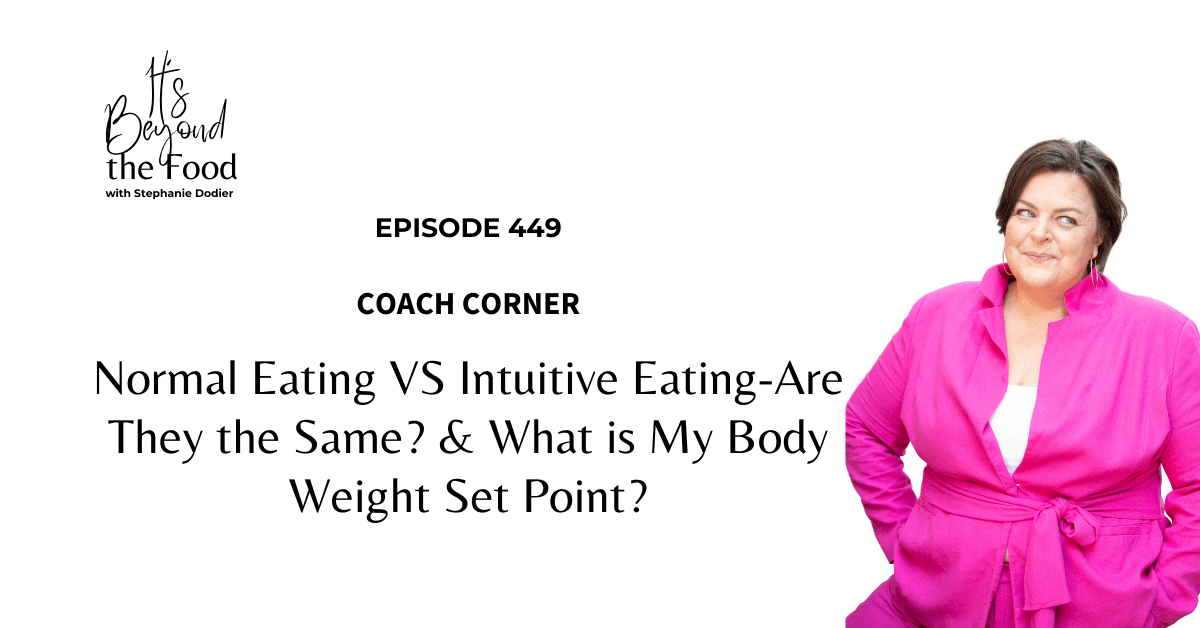 normal eating vs intuitive eating