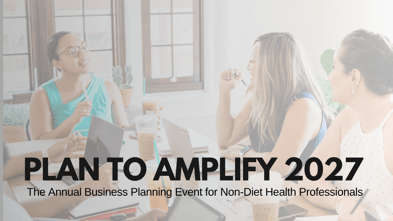 non-diet business planning